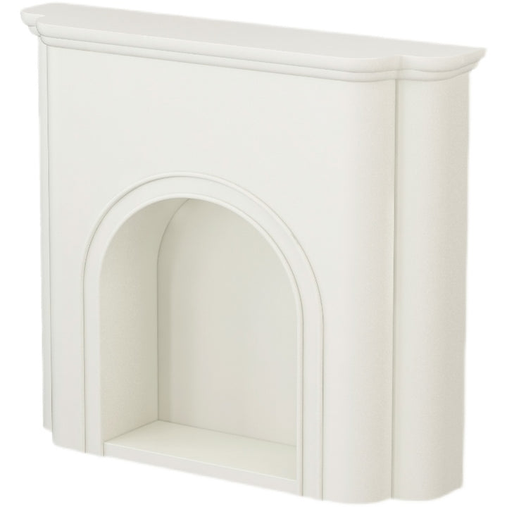 French Style Fireplace Decorative Cabinet arched porch cabinet with light