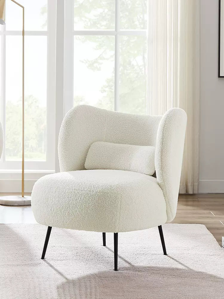 Modern Boucle Armchair