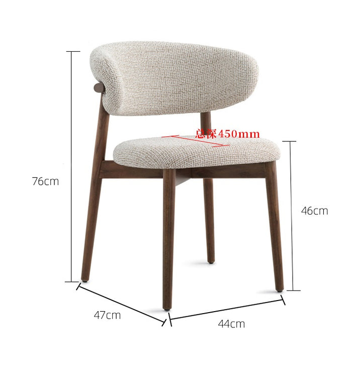 Modern Fabric Dining Chair