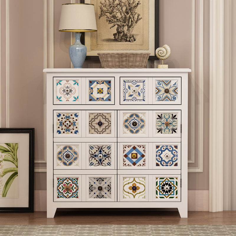 Country European Style Shoe Cabinet Storage drawer Side cabinet