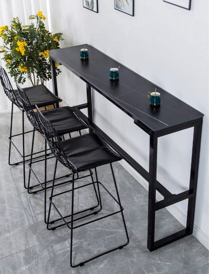 Marble Slate Bar Table & Stool