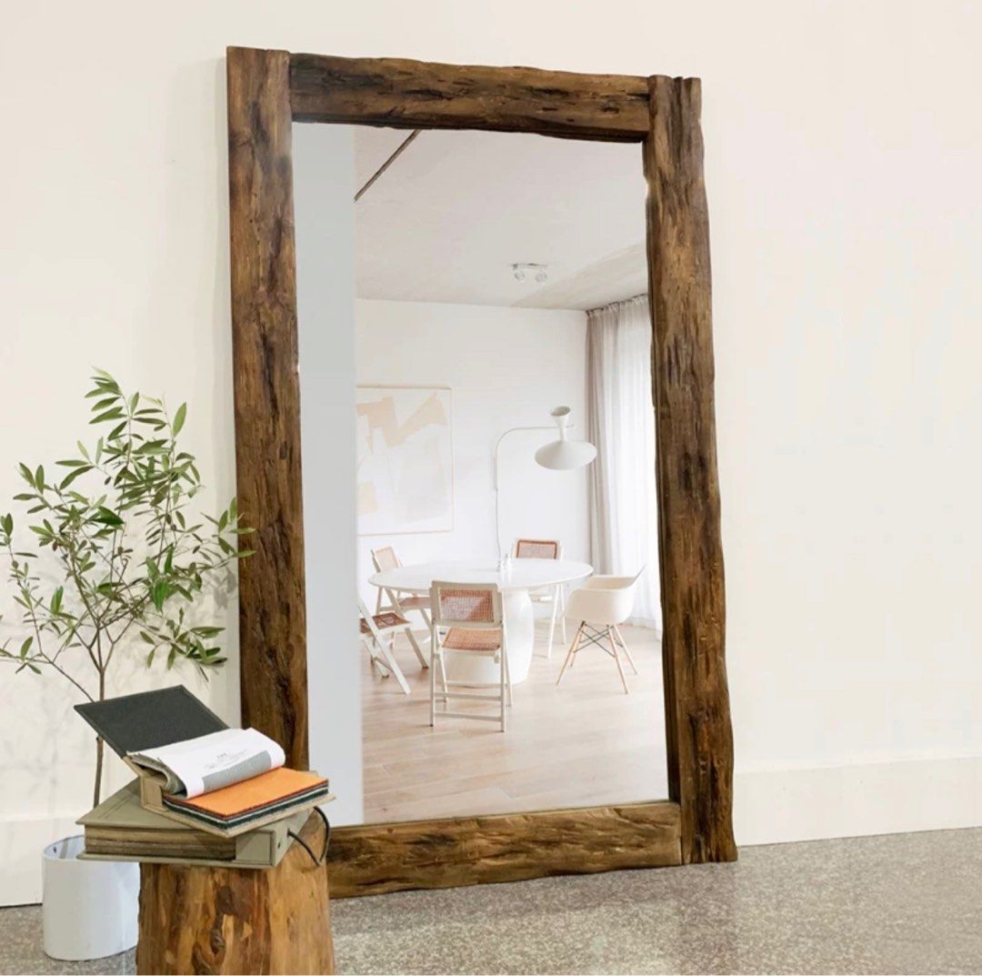 Rustic Heavy Standing Mirror