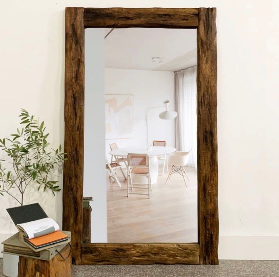 Rustic Heavy Standing Mirror