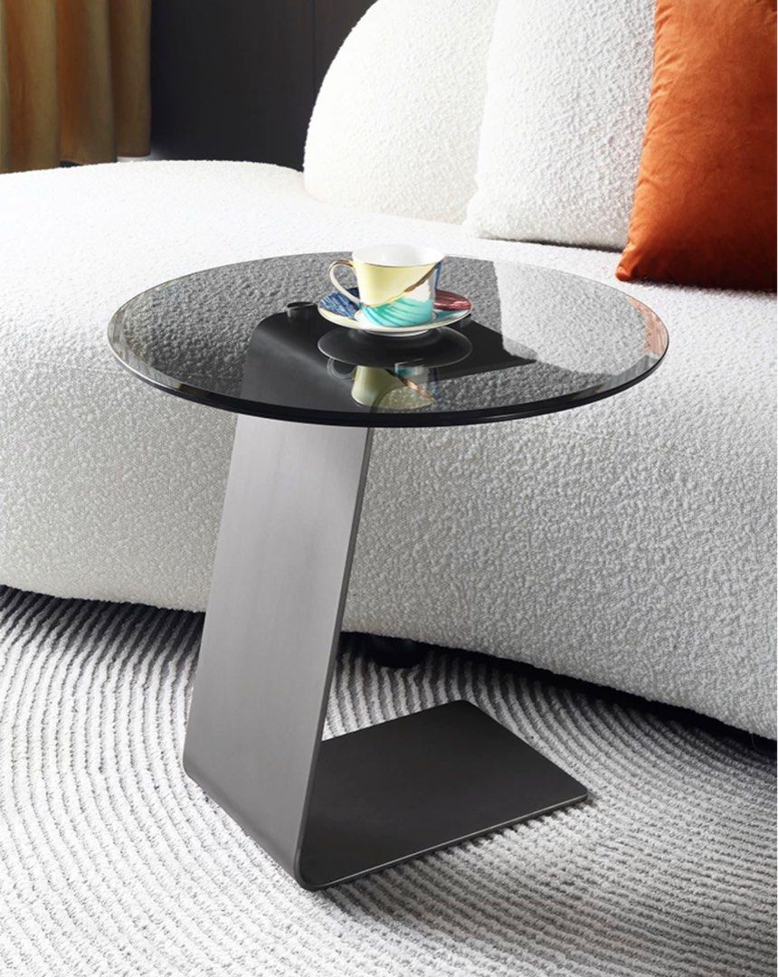 ACRA Glass End Table