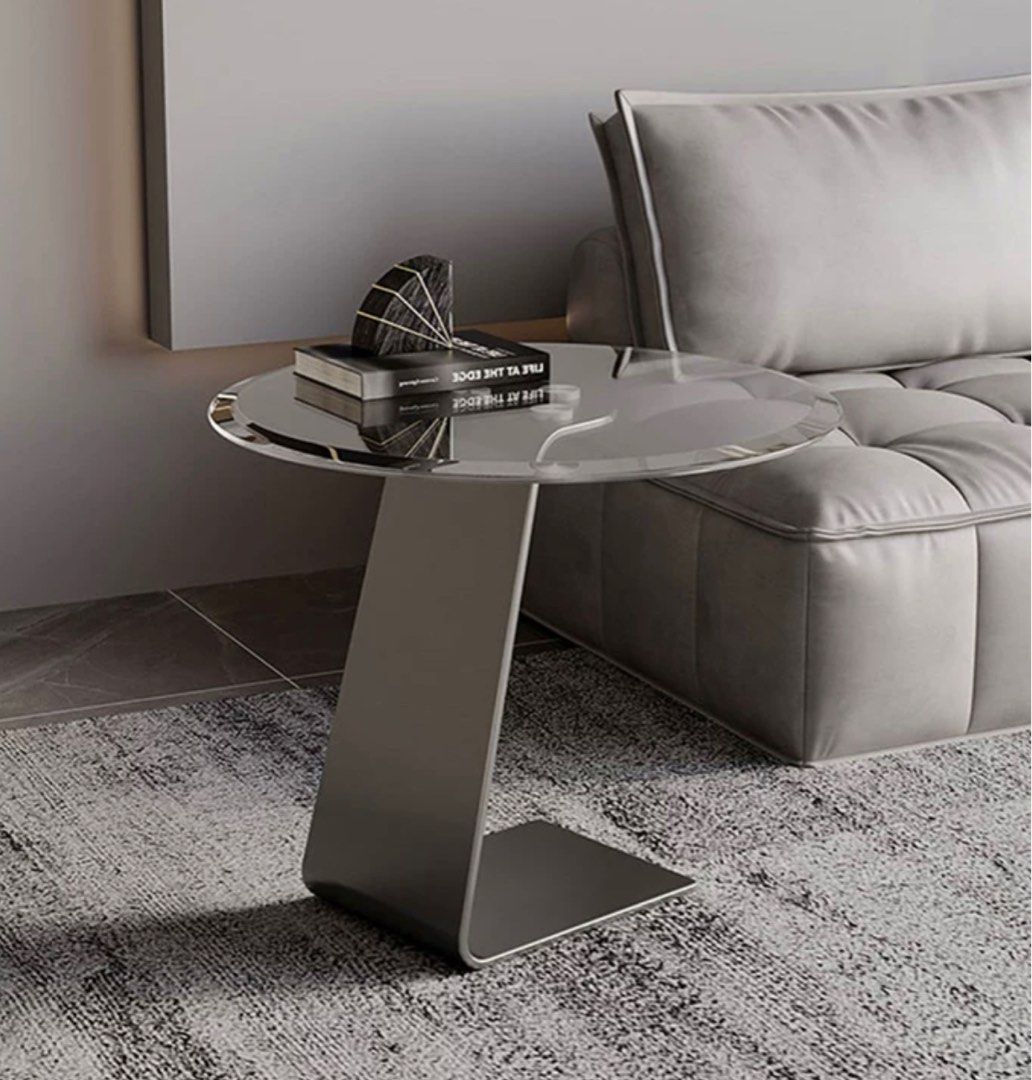 ACRA Glass End Table