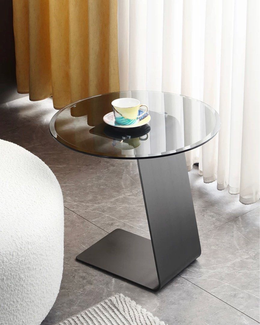 ACRA Glass End Table