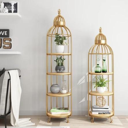 Quirky Bird Cage Display Stand / Cabinet