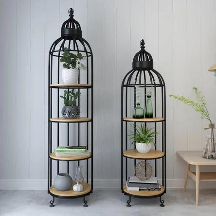 Quirky Bird Cage Display Stand / Cabinet
