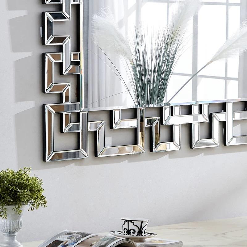 Aeden Rectangle Metal Wall Mirror