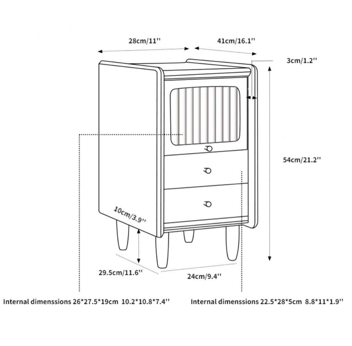 Storage Cabinet/Nightstand