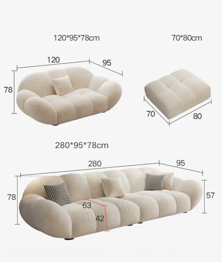 Modern Velvet Sofa