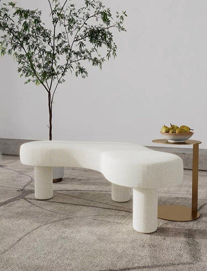 Modern Fabric Bench