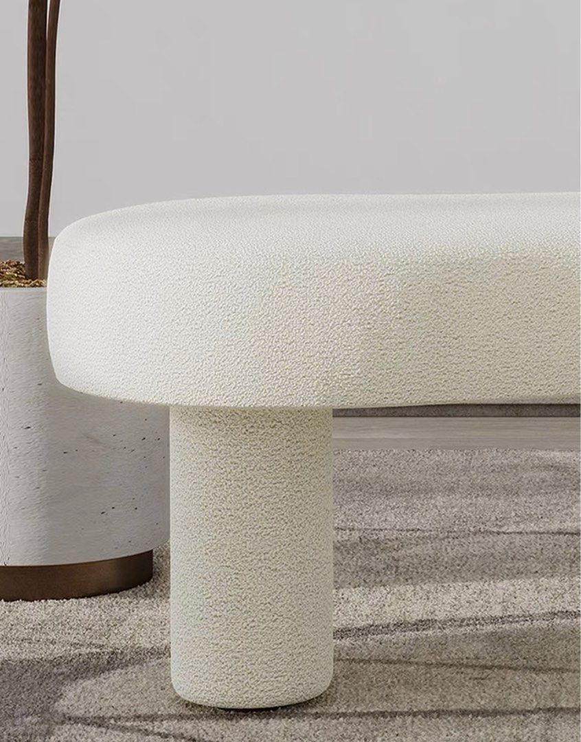 Modern Fabric Bench