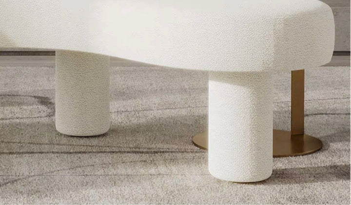 Modern Fabric Bench