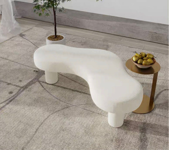 Modern Fabric Bench