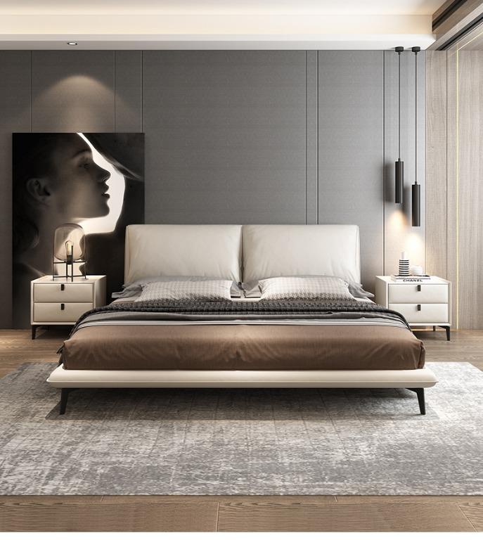 Genuine Leather Bed Frame