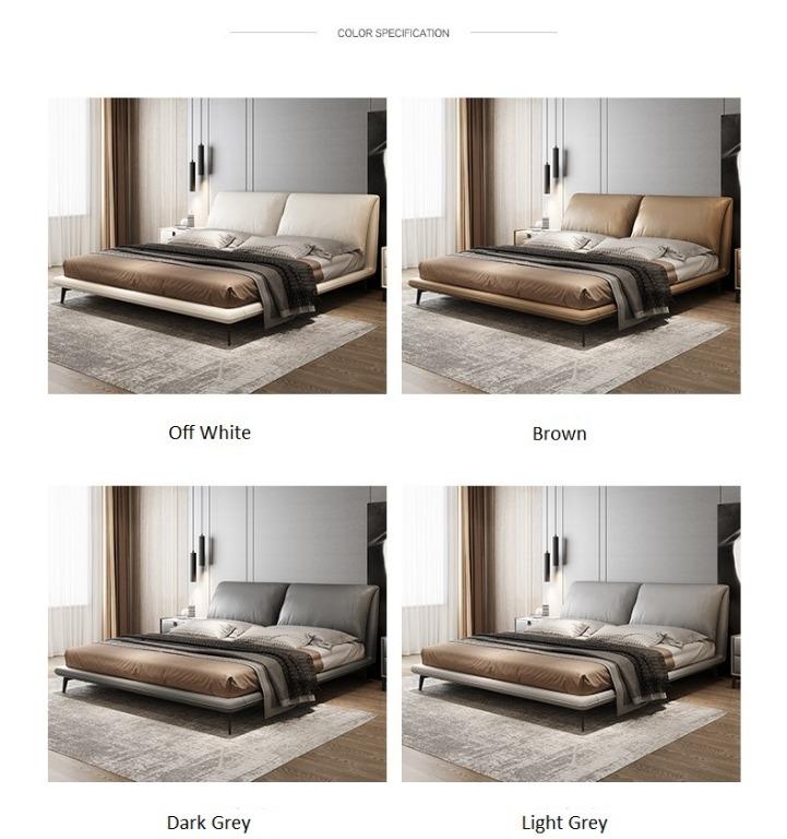 Genuine Leather Bed Frame