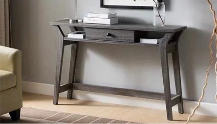 Grey Wooden Hallway Console