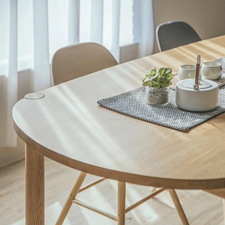 Oak Solid Wood Dining Table