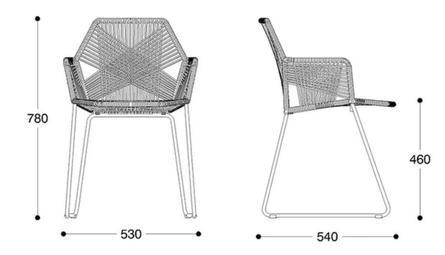 ARIELLA Modern Outdoor Rattan Chair