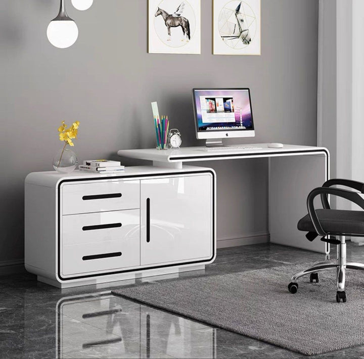 Modern Rotatable Work Desk