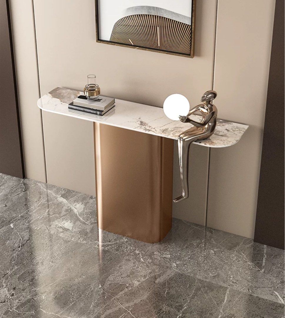 Modern Sintered Stone Console Table