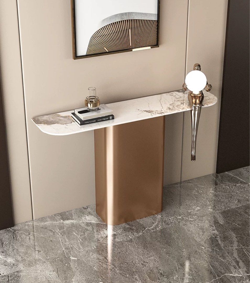 Modern Sintered Stone Console Table