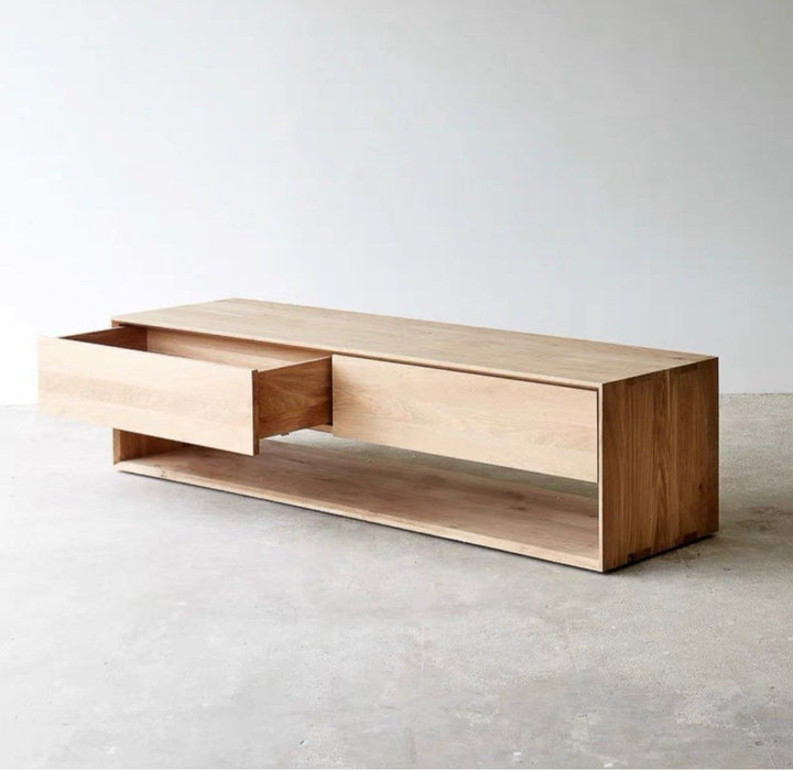 Modern Solid Wood TV Console