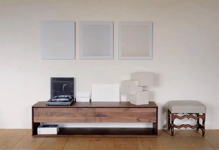 Modern Solid Wood TV Console