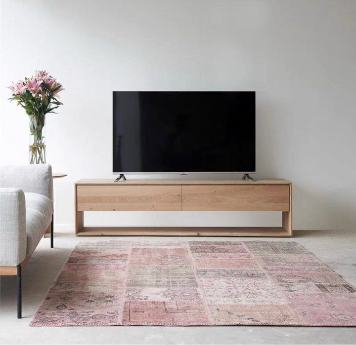 Modern Solid Wood TV Console