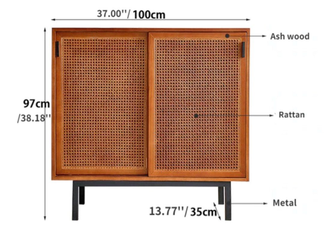 Rattan Sideboard