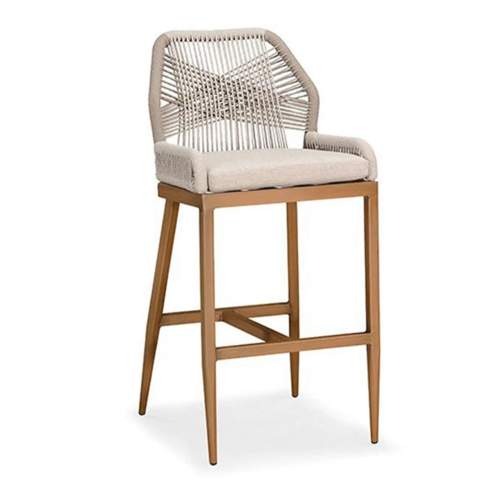 Bess Patio Bar Stool with Cushion