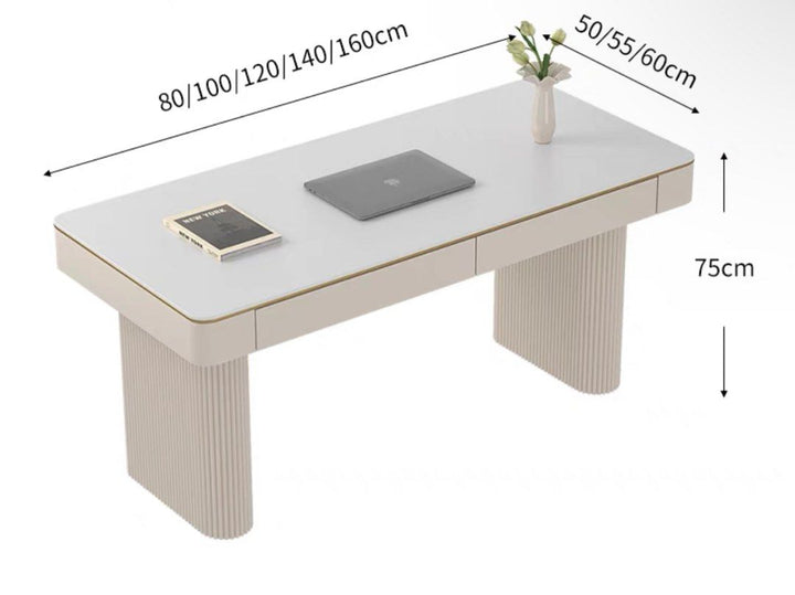 Modern Sintered Stone Study Table