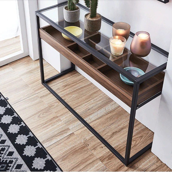 Wood Console Table