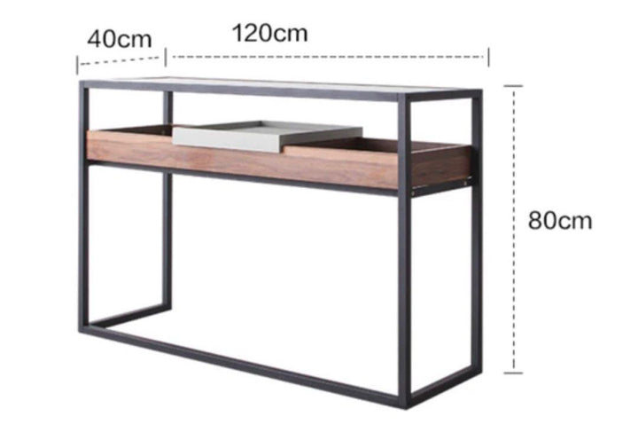 Wood Console Table