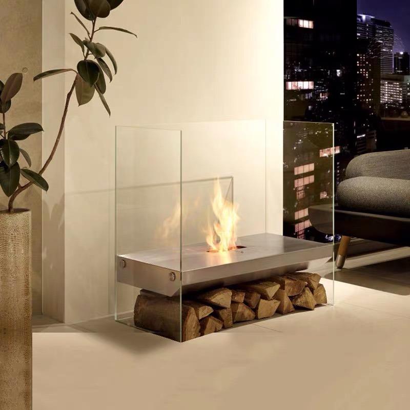 Bio-Ethanol Standing Fireplace