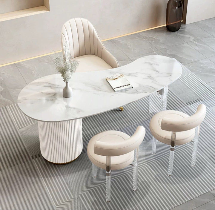 Modern Sintered Stone Study Desk