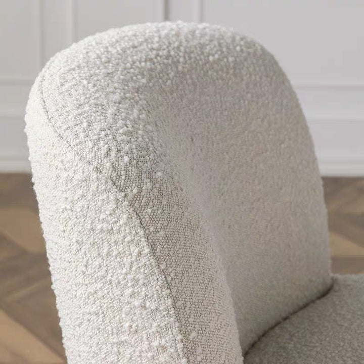 Modern Boucle Armchair