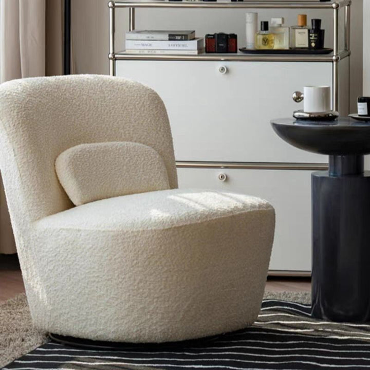 Modern Boucle Armchair