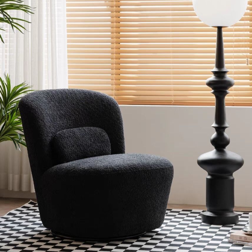 Modern Boucle Armchair