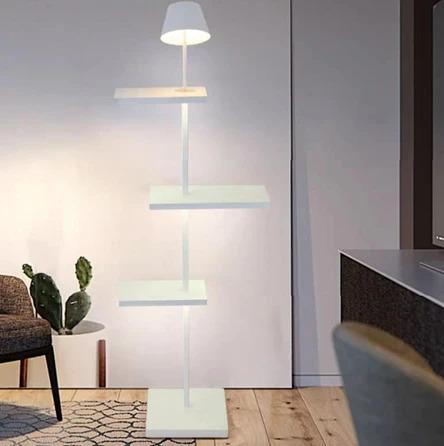 Floating Floor Lamp Shelf Lighting
