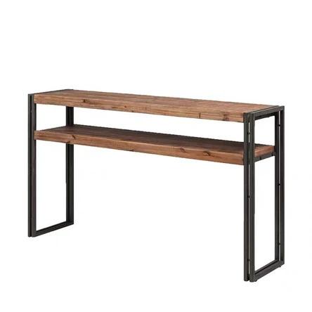 Rustic Solid Wood Acacia Hallway Console Table