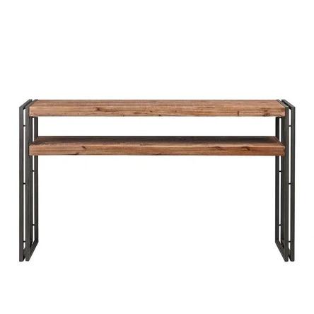 Rustic Solid Wood Acacia Hallway Console Table
