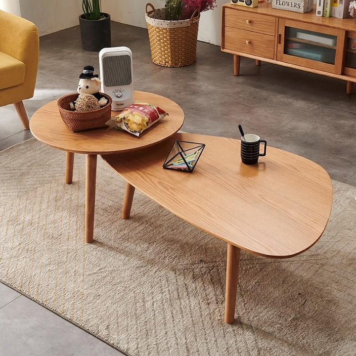 Nordic Solid Wood Coffee Table / Nestable