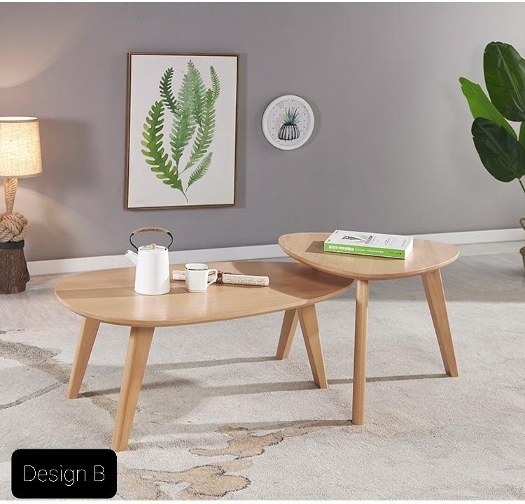 Nordic Solid Wood Coffee Table / Nestable