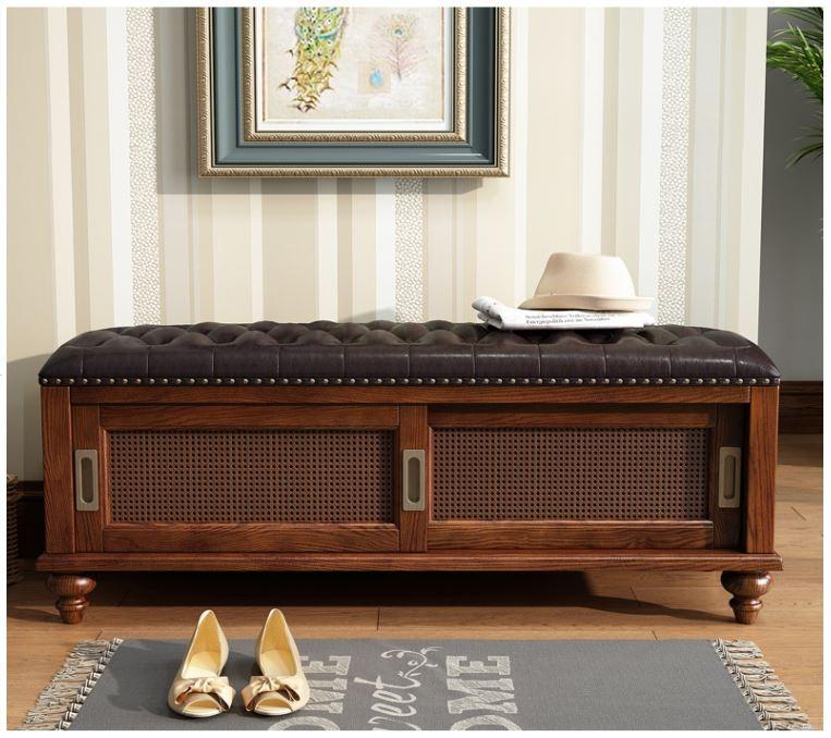 CALLIE Entryway Storage Bench_Changing Shoe Cabinet_