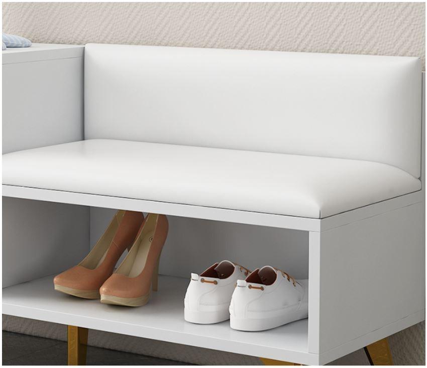 CALVIN Modern Shoe Cabinet and Bench for Entryway