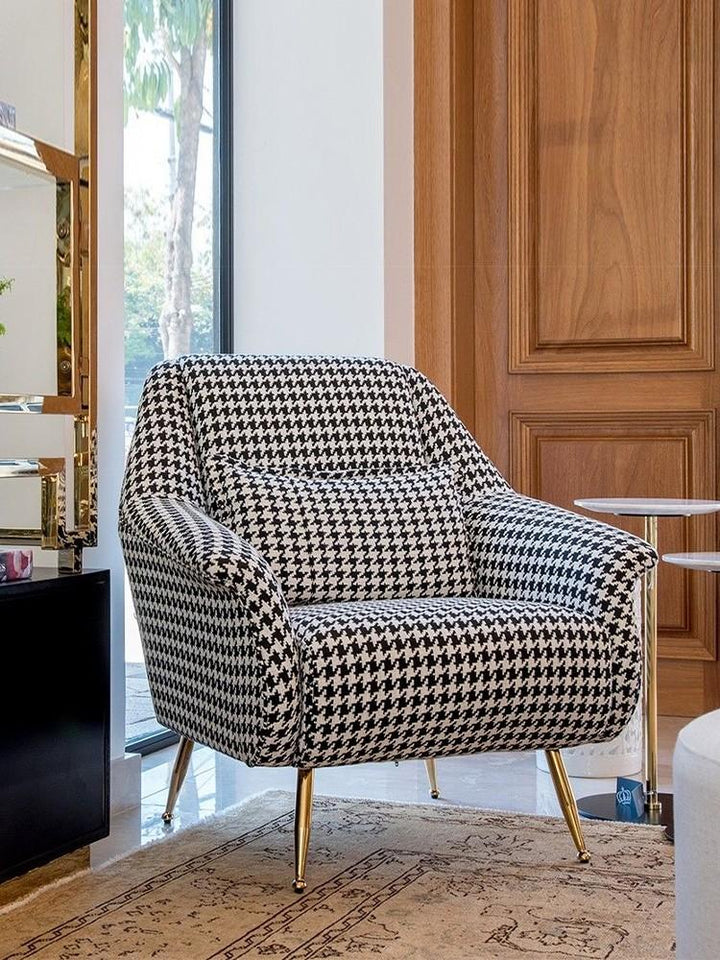 Modern Luxury Houndstooth Chair and Sofa