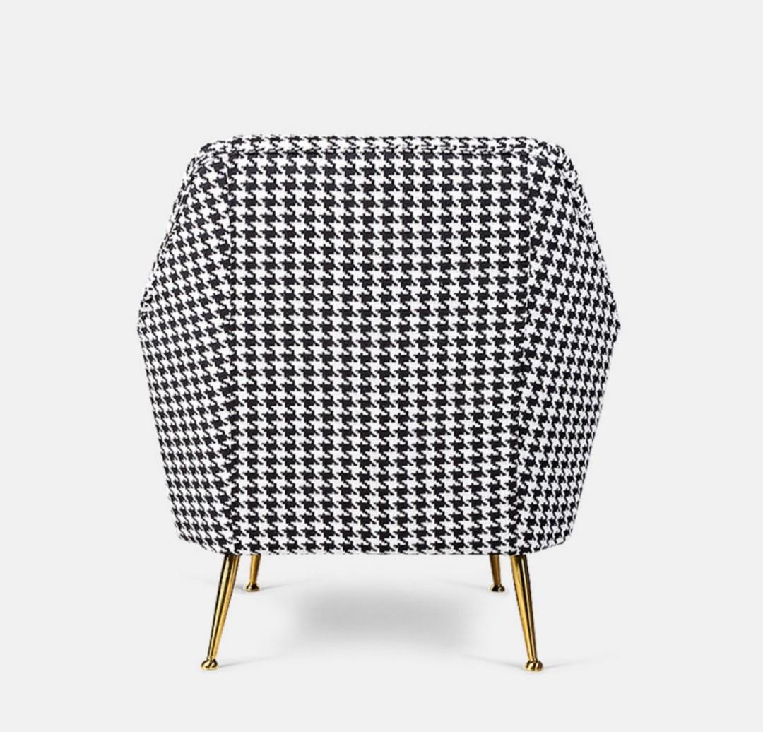 Modern Luxury Houndstooth Chair and Sofa