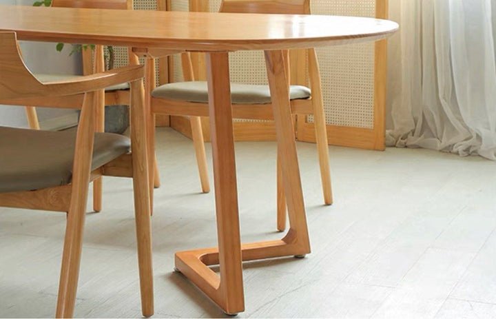 Scandinavian Solid Wood Dining Table